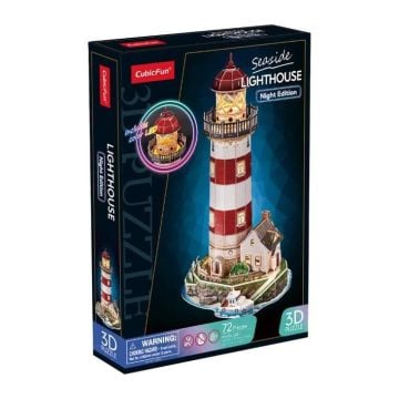 Puzzle 3d Latarnia (wersja nocna)