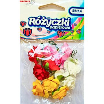 Różyczki papierowe różowe