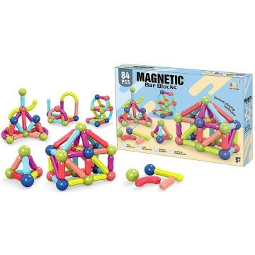 Klocki magnetyczne 3D 84el