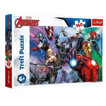 Puzzle 160 Zawsze gotowi bohaterowie TREFL