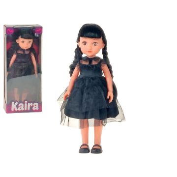 Lalka 33cm w czarnej sukni