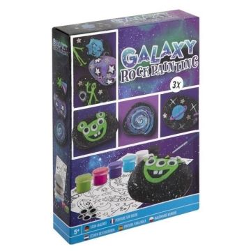 Malowanie po kamieniach Galaxy