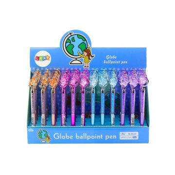 Długopis z diamentami Gwiazda 0,7mm nieb. (48szt)
