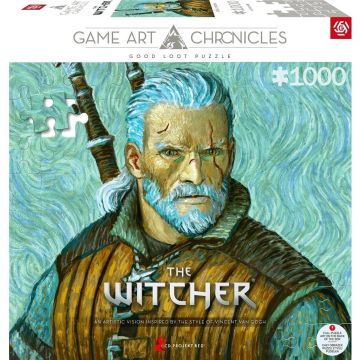 Puzzle 1000 Wiedźmin: Geralt & Vincent van Gogh