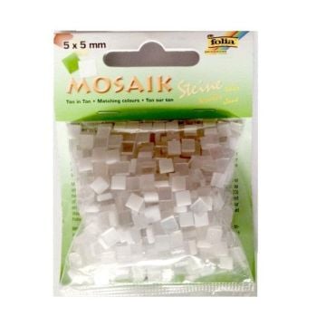 Kamyczki Ton in Ton 5x5mm biały