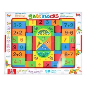 Klocki piankowe 52szt