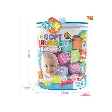 Klocki miękkie 36szt