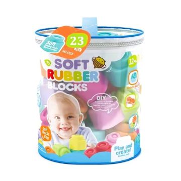 Klocki miękkie 23szt