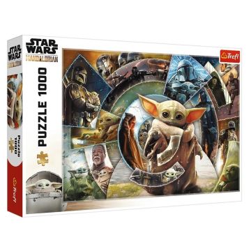 Puzzle 1000 Star Wars Podróż Grogu TREFL