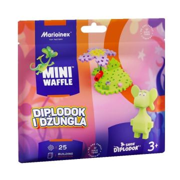 Mini Waffle 25el Smok Diplodok i Dżungla