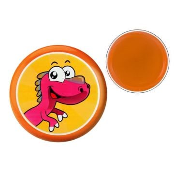 Frisbee z Dinozaurem pomarańczowy 20cm