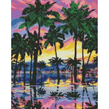 Diamentowa mozaika - Rajskie wakacje 40x50cm