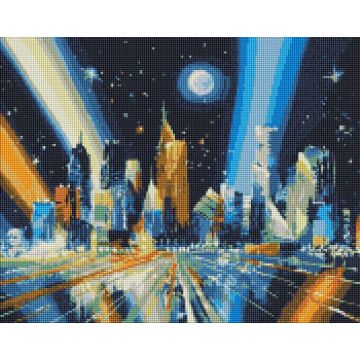 Diamentowa mozaika - Promienie metropolii 40x50