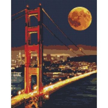 Diamentowa mozaika - Golden Gate 40x50cm