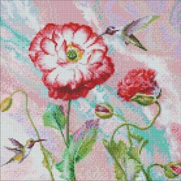 Diamentowa mozaika - Lekka etiuda 40x40cm