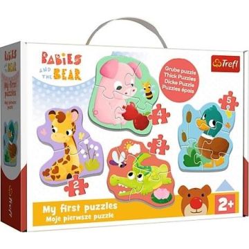 Puzzle Baby Classic - Bobaskowe zwierzątka TREFL