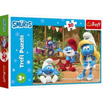 Puzzle 30 Smerfetka i Smerfy TREFL
