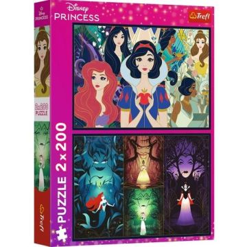 Puzzle 2x200 Czarujące księżniczki TREFL