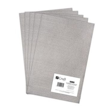 Filc poliestrowy A4 light grey 5szt