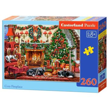 Puzzle 260 Cozy Fireplace CASTOR
