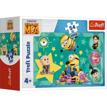 Puzzle 54 mini - Z Minionkami fajnie jest! 1 TREFL