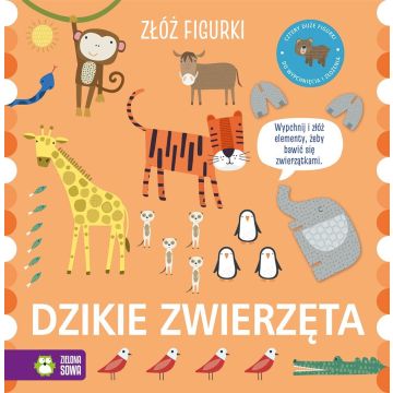 Złóż figurki. Dzikie zwierzęta