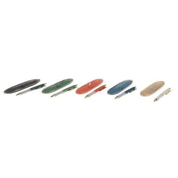 Długopis w etui zielony