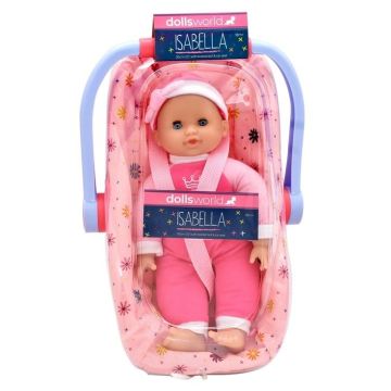 Dolls World Lalka Isabella w nosidełku 30cm