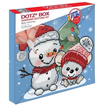 Diamond Dotz Box - Baby Christmas