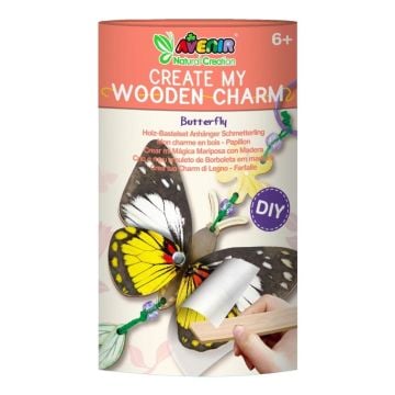 Zawieszka drewniana - Motyl
