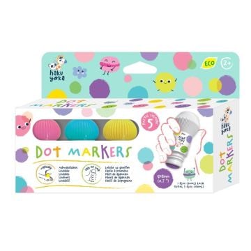 Markery Dot pastel 5 kolorów