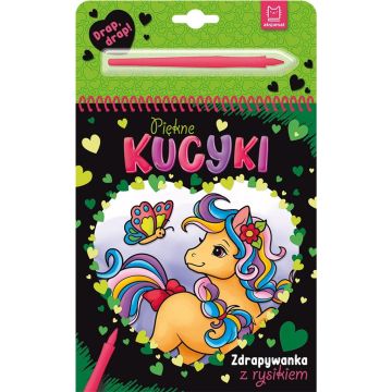 Piękne kucyki. Zdrapywanka z rysikiem