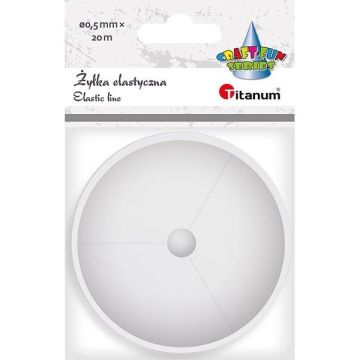 Żyłka silikonowa elastyczna 0,5mm 20m