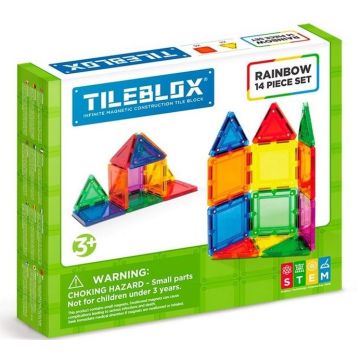 Tileblox zestaw tęczowy 14el