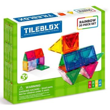 Tileblox zestaw tęczowy 20el