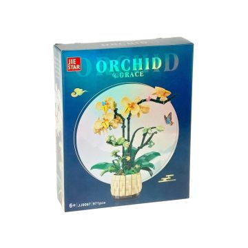 Klocki kwiaty - Orchidea