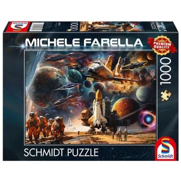 Puzzle PQ 1000 Michele Farella Podróż do galakt G3