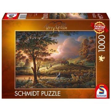Puzzle 1000 PQ Terry Redlin Żniwa w blasku słońca