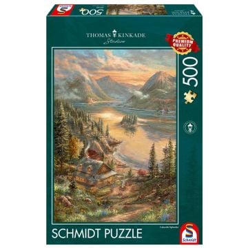 Puzzle PQ 500 Thomas Kinkade nad jeziorem G3