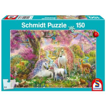 Puzzle 150 Rodzina jednorożców G3