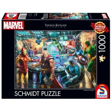 Puzzle PQ 1000 Thomas Kinkade Avengers Marvel G3