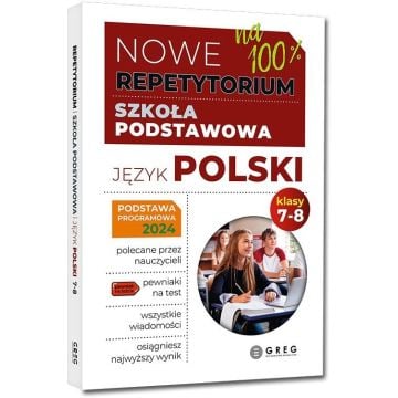 Nowe Repetytorium - szkoła podstawowa. Język polski, kl. 7-8 - 2026