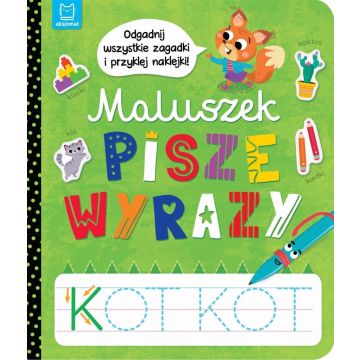Maluszek pisze wyrazy. Odgadnij zagadki i...