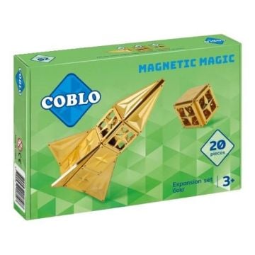 Klocki magnetyczne konstrukcyjne Gold 20el
