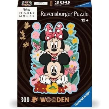 Puzzle drewniane 300 Disney Myszka Mickey & Minnie
