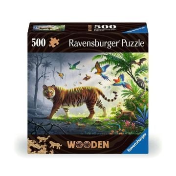 Puzzle drewniane 500 Tygrys