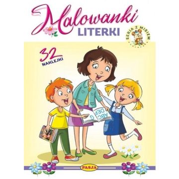 Malowanki literki. Seria z misiem