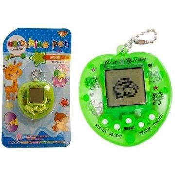Gra elektroniczna tamagotchi zielona