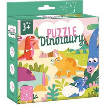 Puzzle Dinozaury 3+