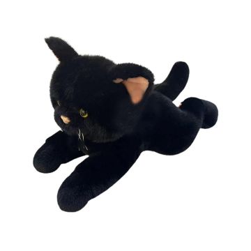 Kot leżący 45cm czarny